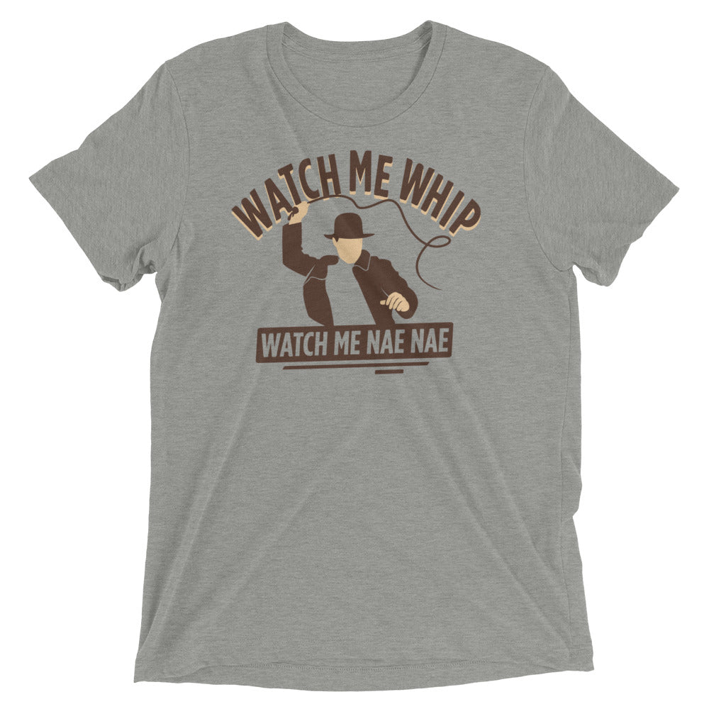 Watch Me Whip Men's Tri-Blend Tee Hoodie, Sweatshirt | PureTeeCo.com (Image 1)