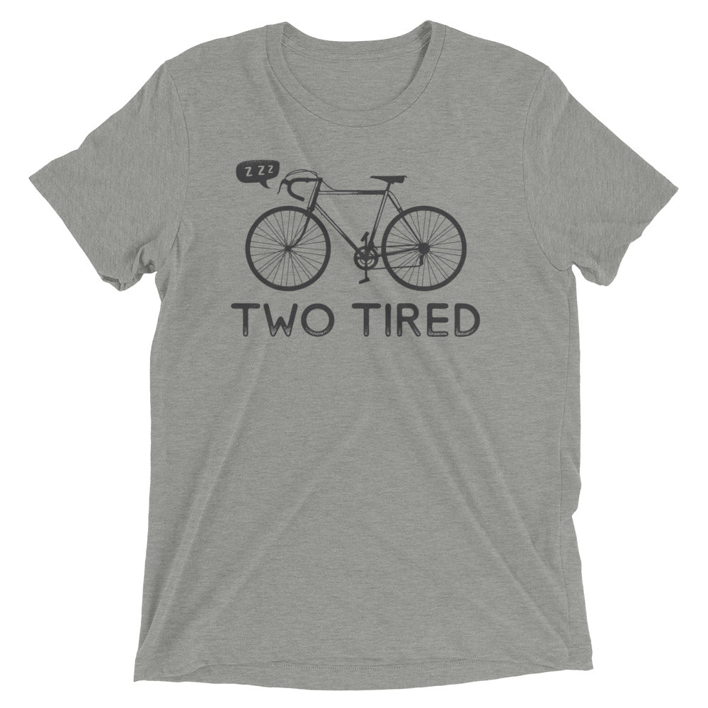 Two Tired Men's Tri-Blend Tee Hoodie, Sweatshirt | PureTeeCo.com (Image 1)