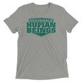 Greendale Human Beings Men's Tri-Blend Tee Hoodie, Sweatshirt | PureTeeCo.com (Image 1)