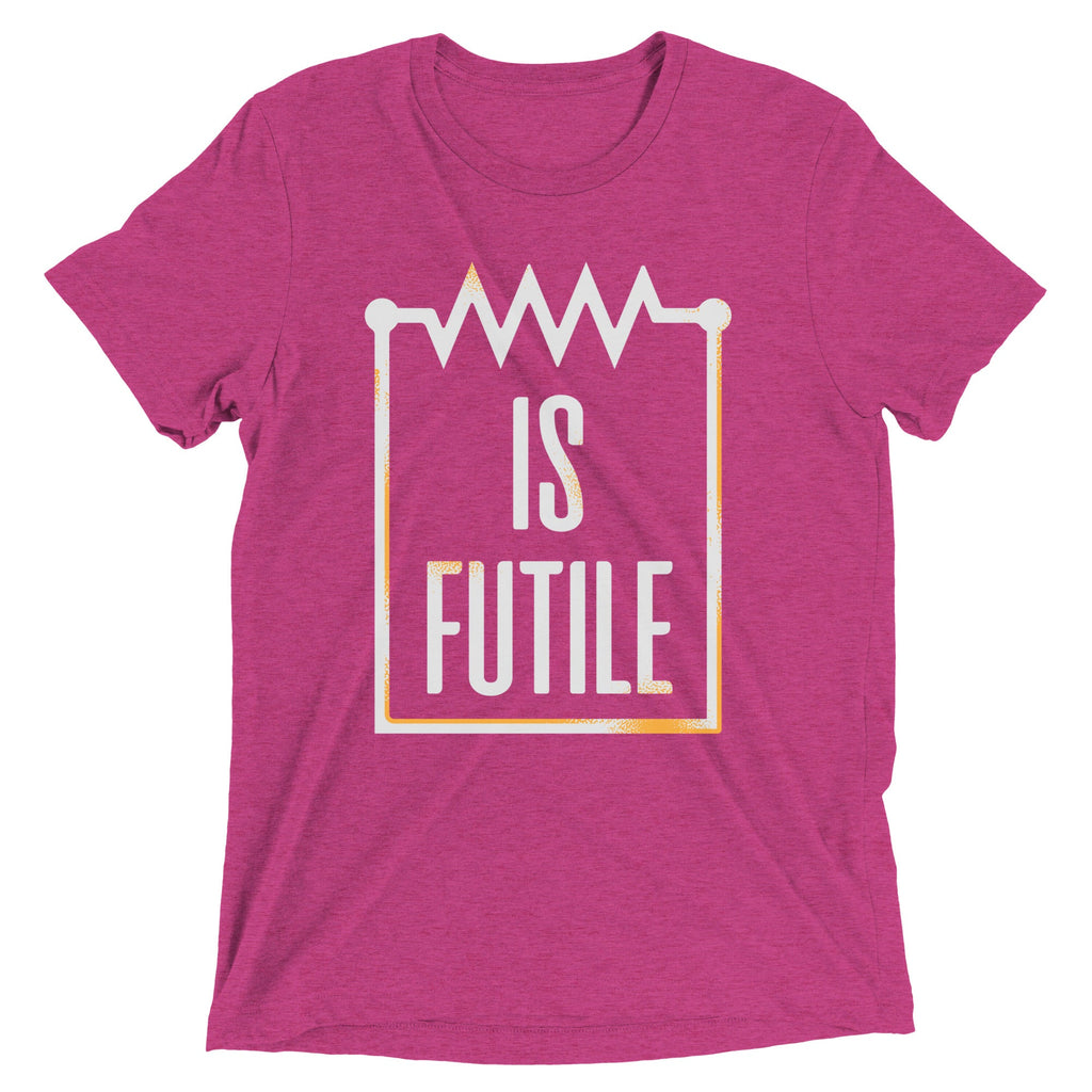 Resistor Is Futile Men's Tri-Blend Tee Hoodie, Sweatshirt | PureTeeCo.com (Image 4)