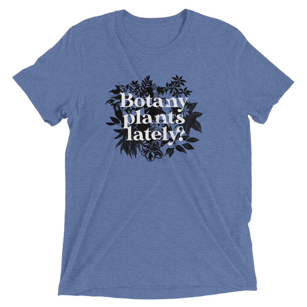 Botany Plants Lately? Men's Tri-Blend Tee Hoodie, Sweatshirt | PureTeeCo.com (Image 3)
