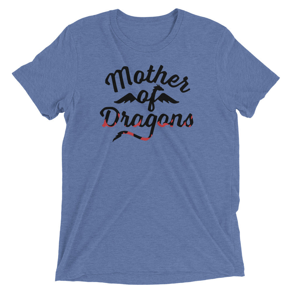 Mother Of Dragons Men's Tri-Blend Tee Hoodie, Sweatshirt | PureTeeCo.com (Image 2)