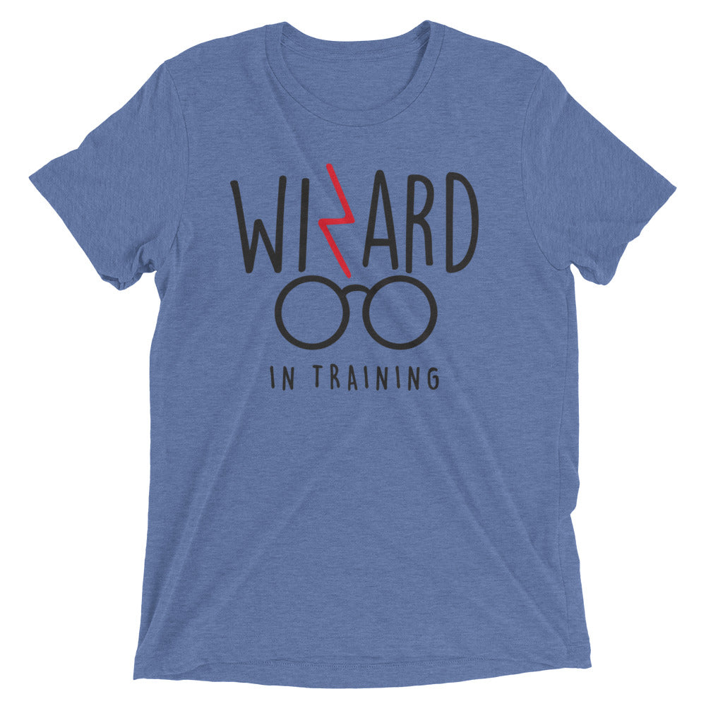 Wizard In Training Men's Tri-Blend Tee Hoodie, Sweatshirt | PureTeeCo.com (Image 2)