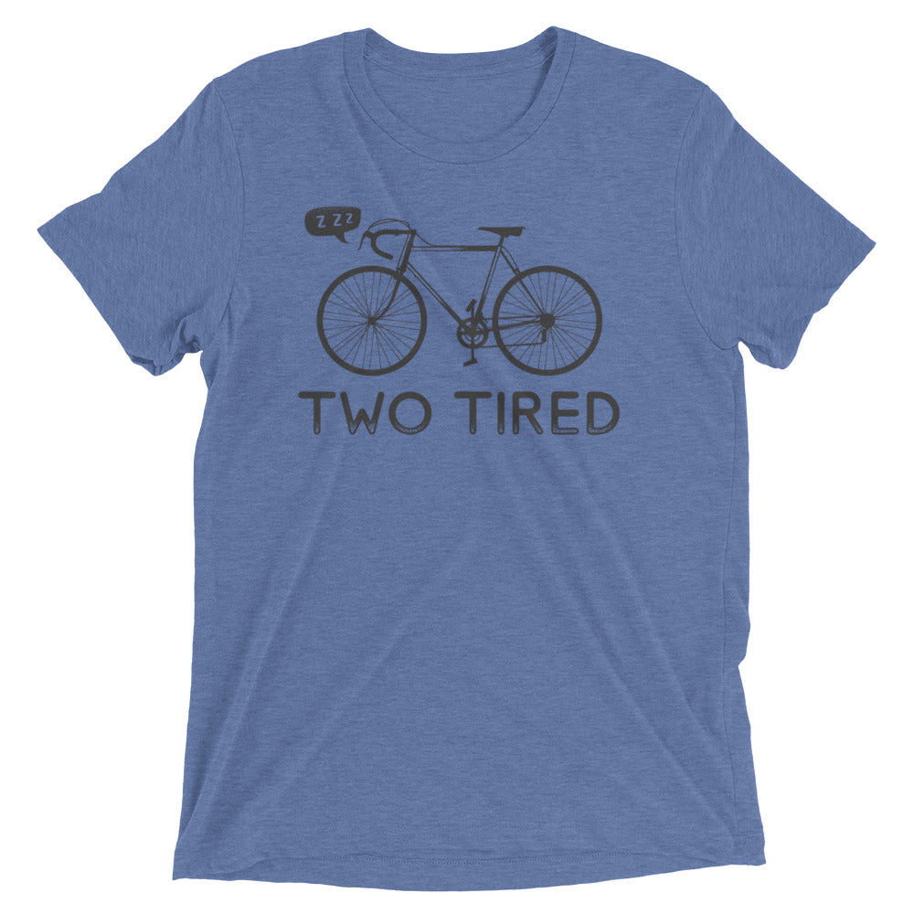 Two Tired Men's Tri-Blend Tee Hoodie, Sweatshirt | PureTeeCo.com (Image 2)