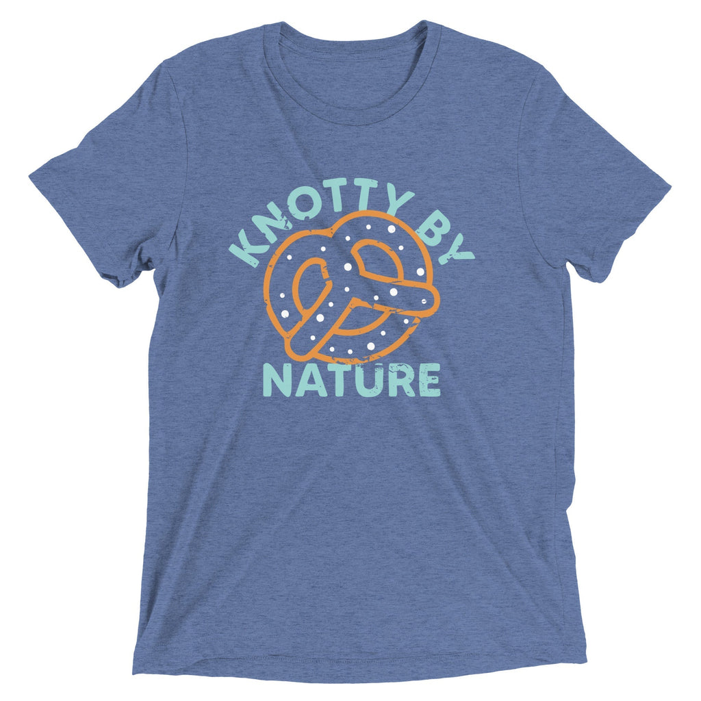 Knotty By Nature Men's Tri-Blend Tee Hoodie, Sweatshirt | PureTeeCo.com (Image 5)