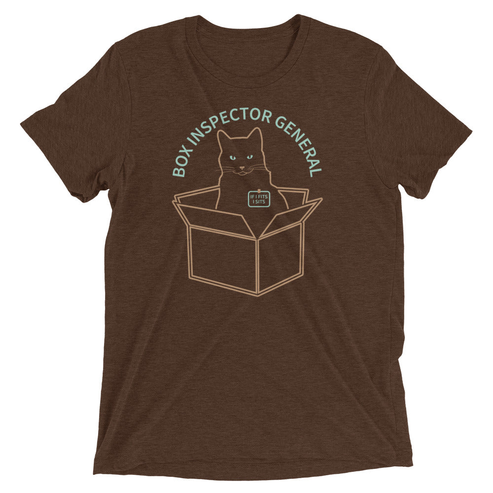 Box Inspector General Men's Tri-Blend Tee Hoodie, Sweatshirt | PureTeeCo.com (Image 2)