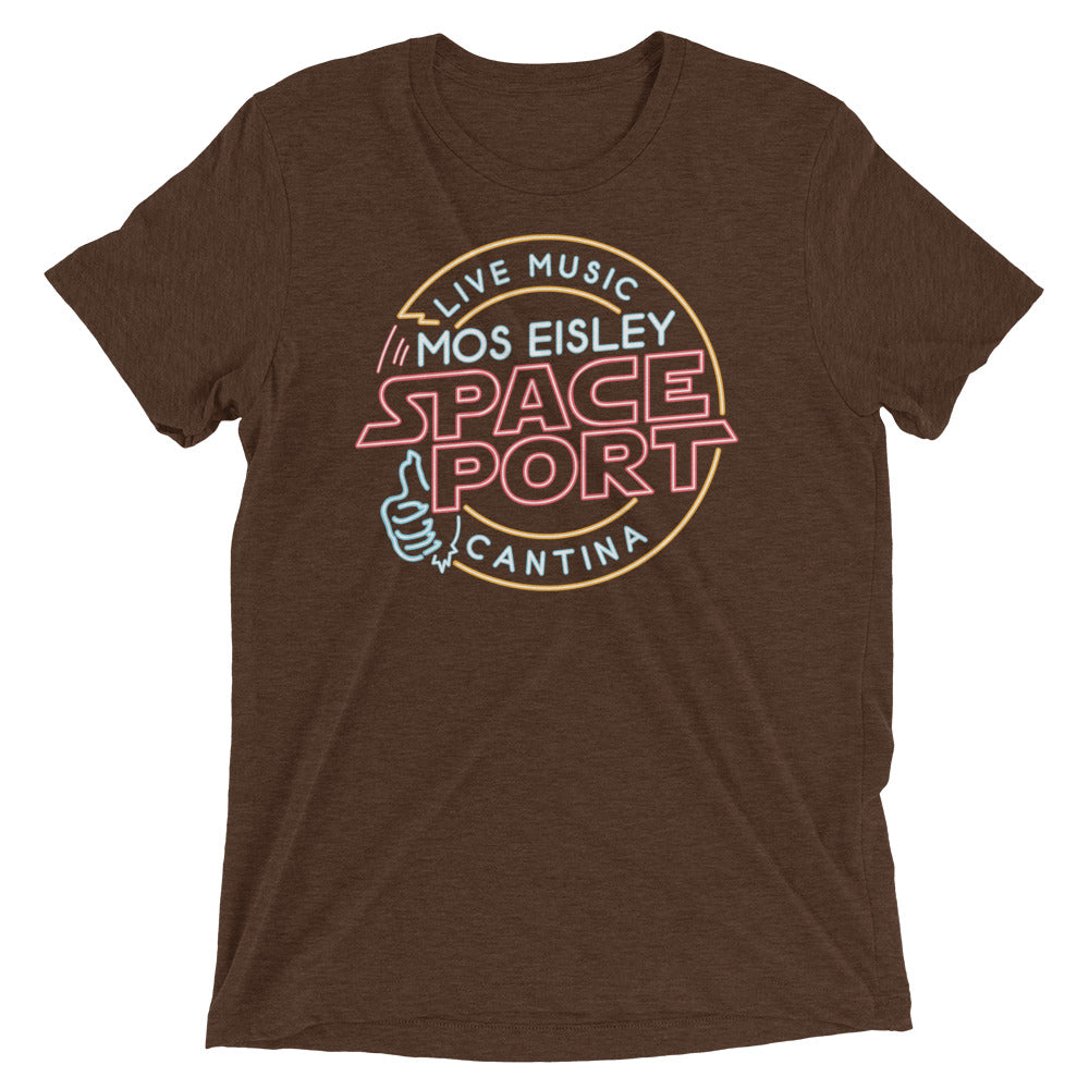 Mos Eisley Space Port Men's Tri-Blend Tee Hoodie, Sweatshirt | PureTeeCo.com (Image 3)