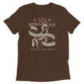 Li'l Sebastian Men's Tri-Blend Tee Hoodie, Sweatshirt | PureTeeCo.com (Image 1)