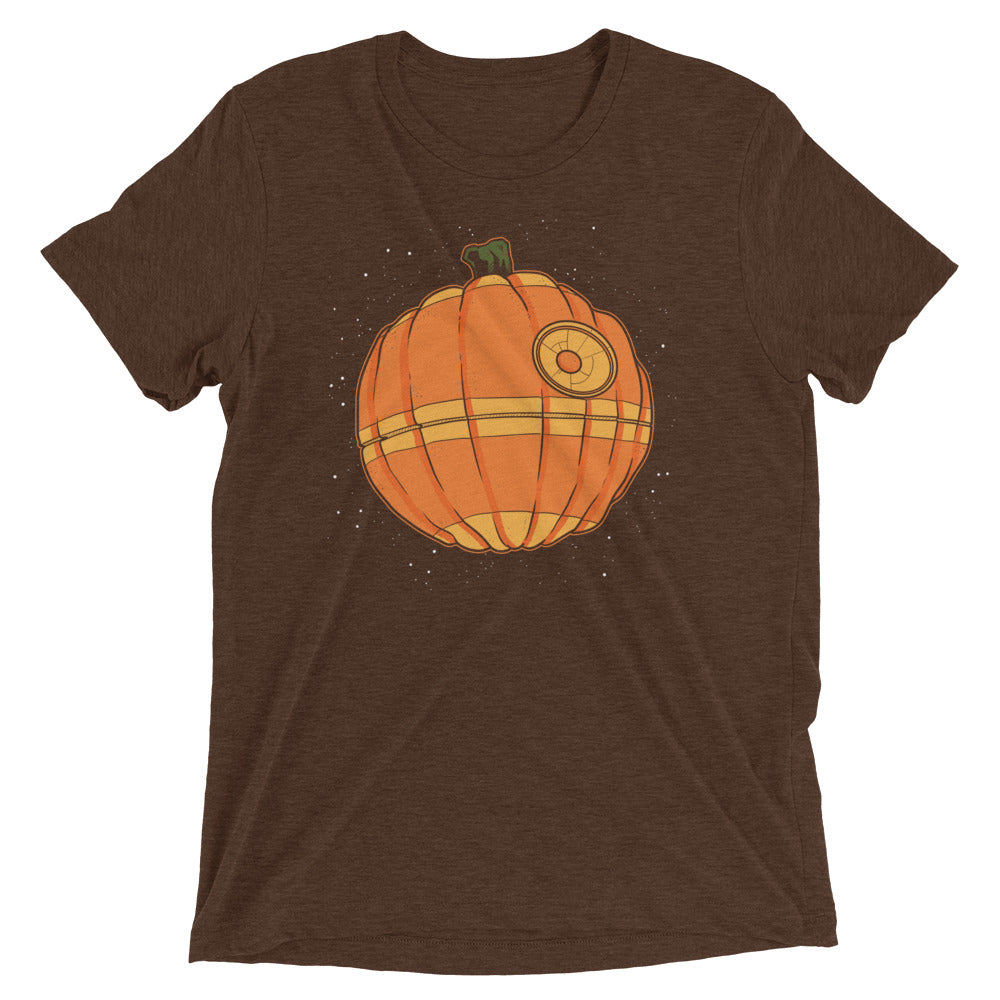That's No Pumpkin Men's Tri-Blend Tee Hoodie, Sweatshirt | PureTeeCo.com (Image 2)