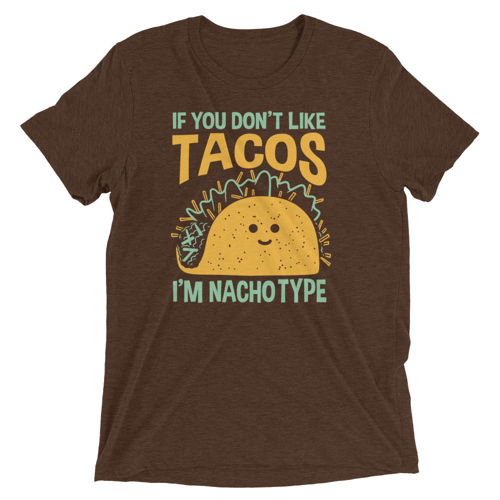I'm Nacho Type Men's Tri-Blend Tee Hoodie, Sweatshirt | PureTeeCo.com (Image 3)