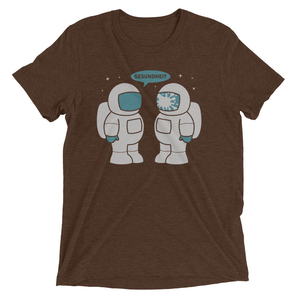 Space Sneeze Men's Tri-Blend Tee Hoodie, Sweatshirt | PureTeeCo.com (Image 3)