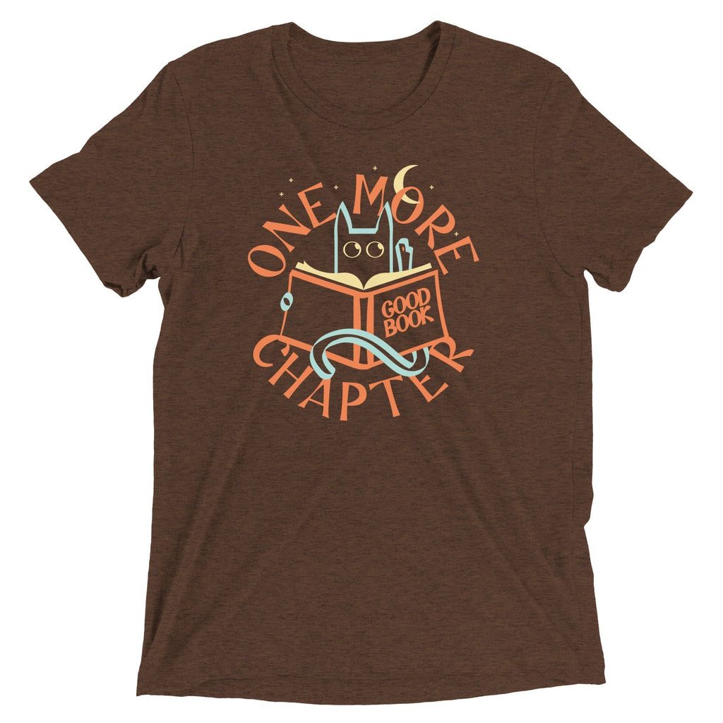 One More Chapter Men's Tri-Blend Tee Hoodie, Sweatshirt | PureTeeCo.com (Image 4)
