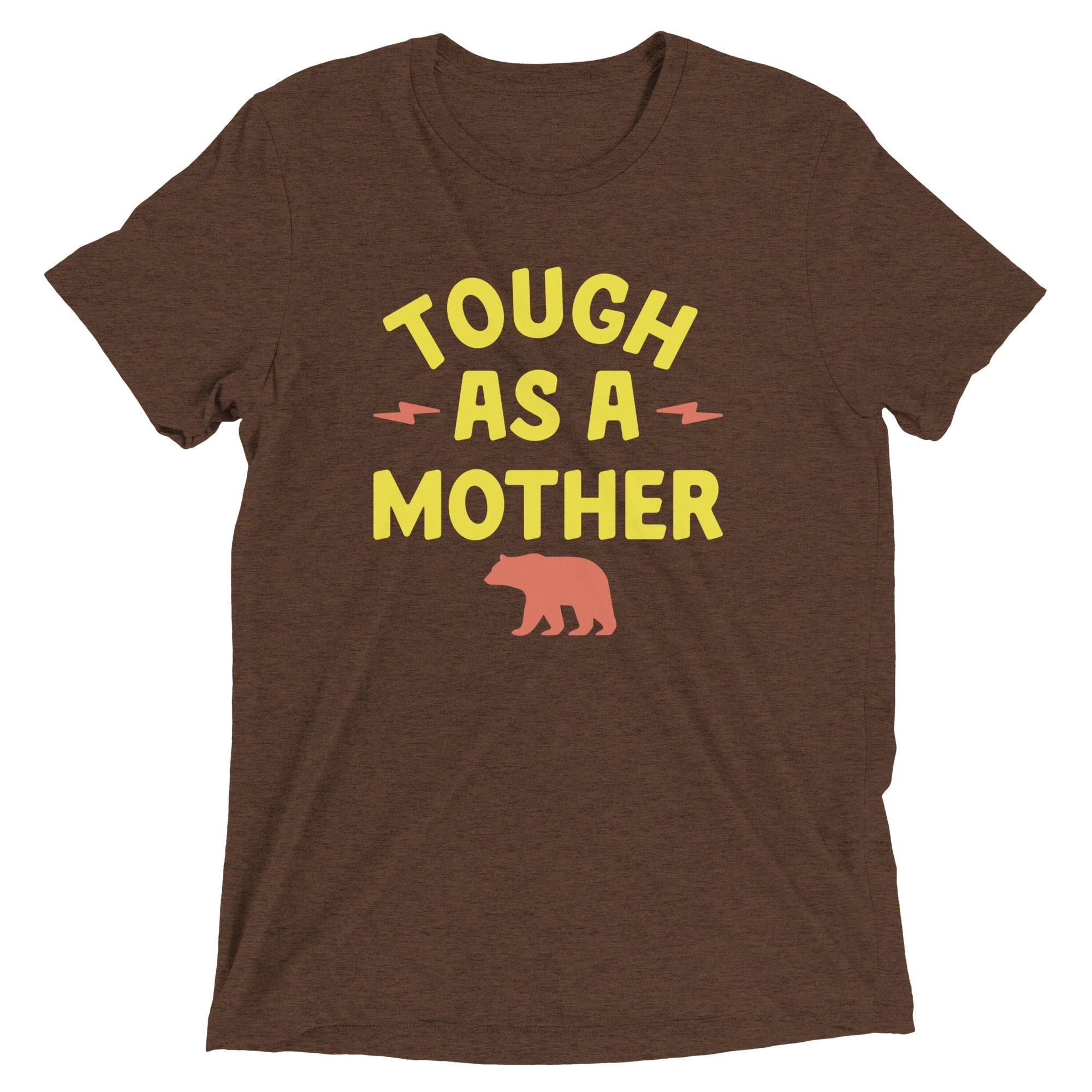 Tough As A Mother Men's Tri-Blend Tee Hoodie, Sweatshirt | PureTeeCo.com (Image 3)