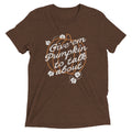 Give 'em Pumpkin To Talk About Men's Tri-Blend Tee Hoodie, Sweatshirt | PureTeeCo.com (Image 1)