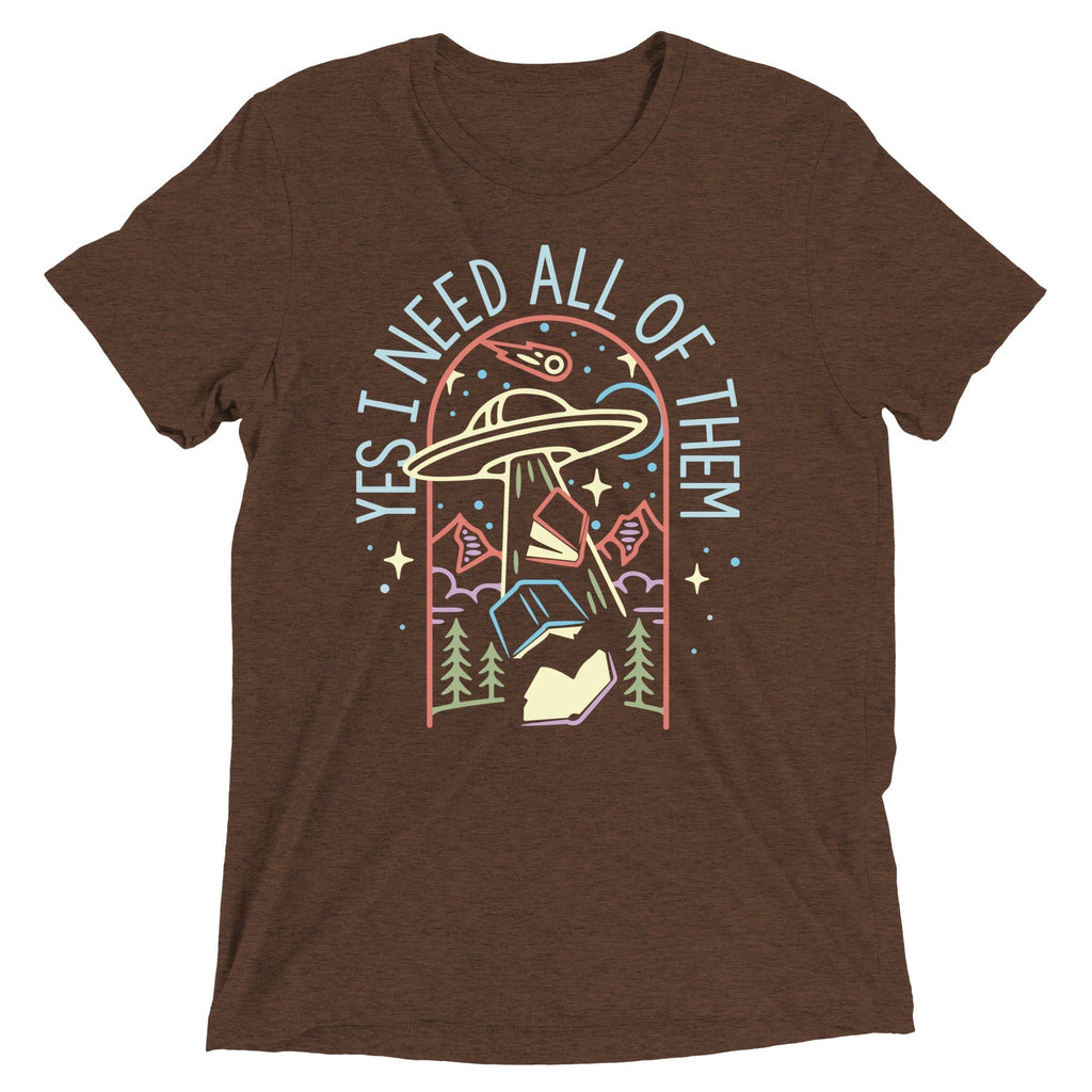 Yes I Need All Of Them Men's Tri-Blend Tee Hoodie, Sweatshirt | PureTeeCo.com (Image 2)