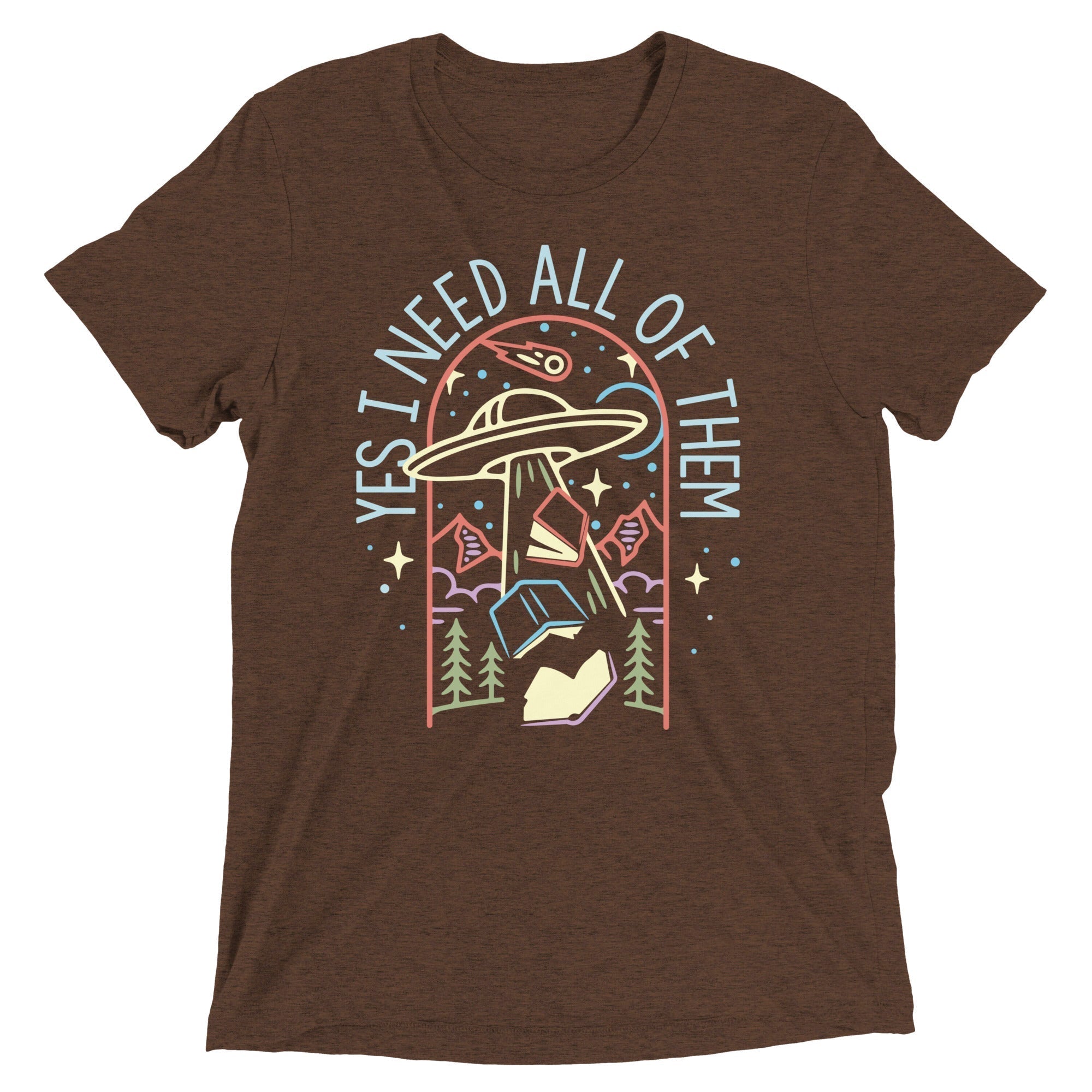 Yes I Need All Of Them Men's Tri-Blend Tee Hoodie, Sweatshirt | PureTeeCo.com (Image 2)