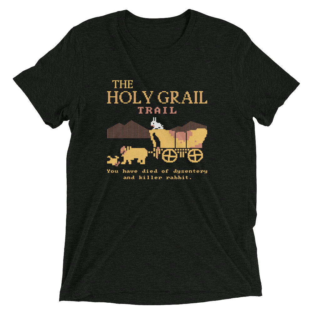 The Holy Grail Trail Men's Tri-Blend Tee Hoodie, Sweatshirt | PureTeeCo.com (Image 1)