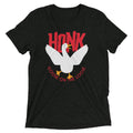 Honk Goose On The Loose Men's Tri-Blend Tee Hoodie, Sweatshirt | PureTeeCo.com