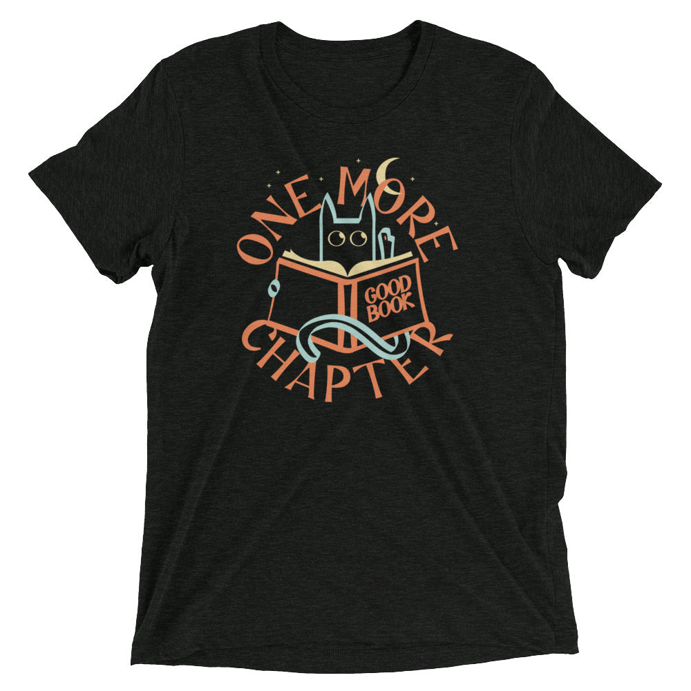 One More Chapter Men's Tri-Blend Tee Hoodie, Sweatshirt | PureTeeCo.com (Image 1)
