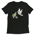 Two Turtle Doves Men's Tri-Blend Tee Hoodie, Sweatshirt | PureTeeCo.com (Image 1)