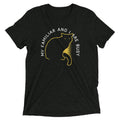 My Familiar And I Are Busy Men's Tri-Blend Tee Hoodie, Sweatshirt | PureTeeCo.com (Image 1)