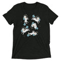 Unicorns In Space Men's Tri-Blend Tee Hoodie, Sweatshirt | PureTeeCo.com (Image 1)