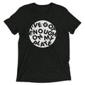 I've Got Enough On My Plate Men's Tri-Blend Tee Hoodie, Sweatshirt | PureTeeCo.com (Image 1)