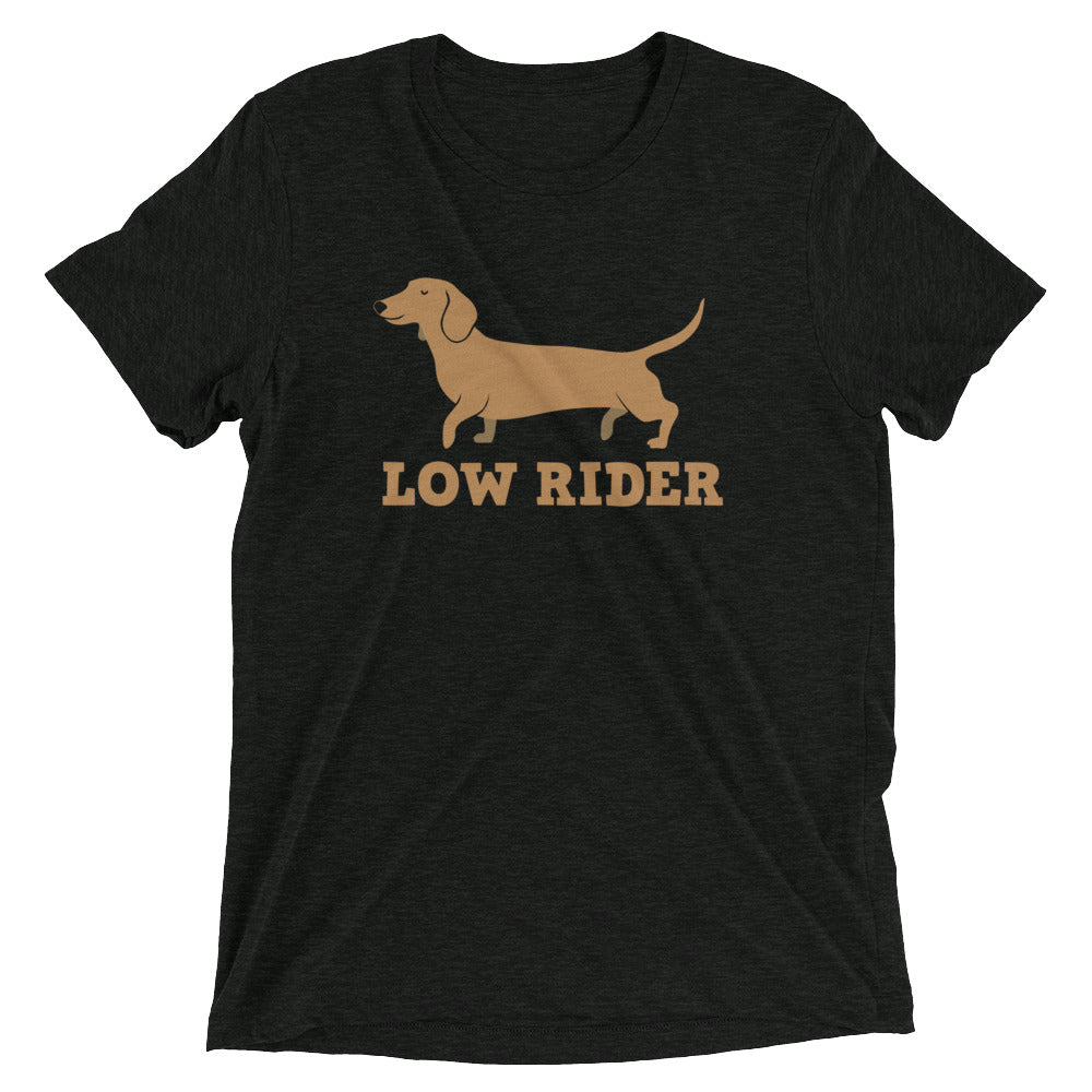 Low Rider Men's Tri-Blend Tee Hoodie, Sweatshirt | PureTeeCo.com (Image 1)