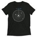 You Are Here Men's Tri-Blend Tee Hoodie, Sweatshirt | PureTeeCo.com (Image 1)