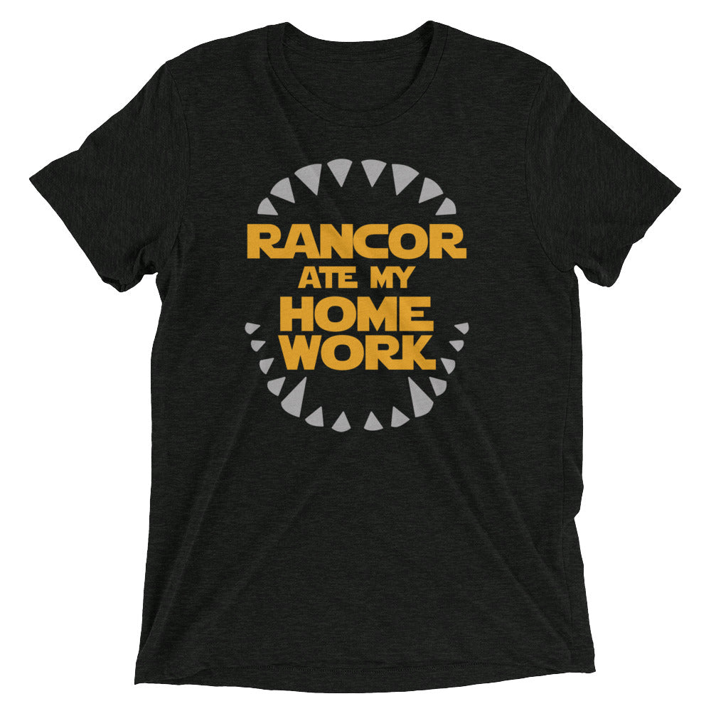 Rancor Ate My Homework Men's Tri-Blend Tee Hoodie, Sweatshirt | PureTeeCo.com (Image 2)