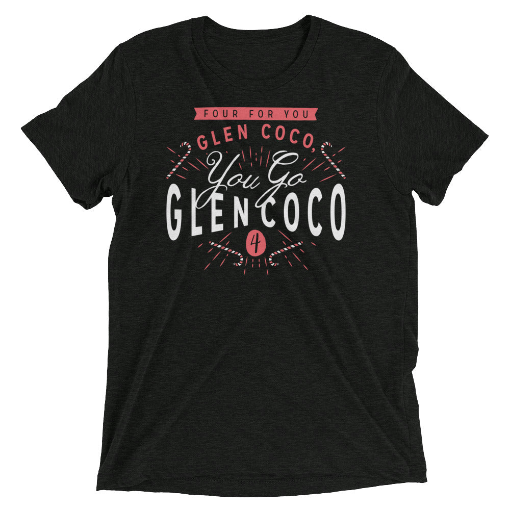 You Go Glen Coco Men's Tri-Blend Tee Hoodie, Sweatshirt | PureTeeCo.com (Image 2)