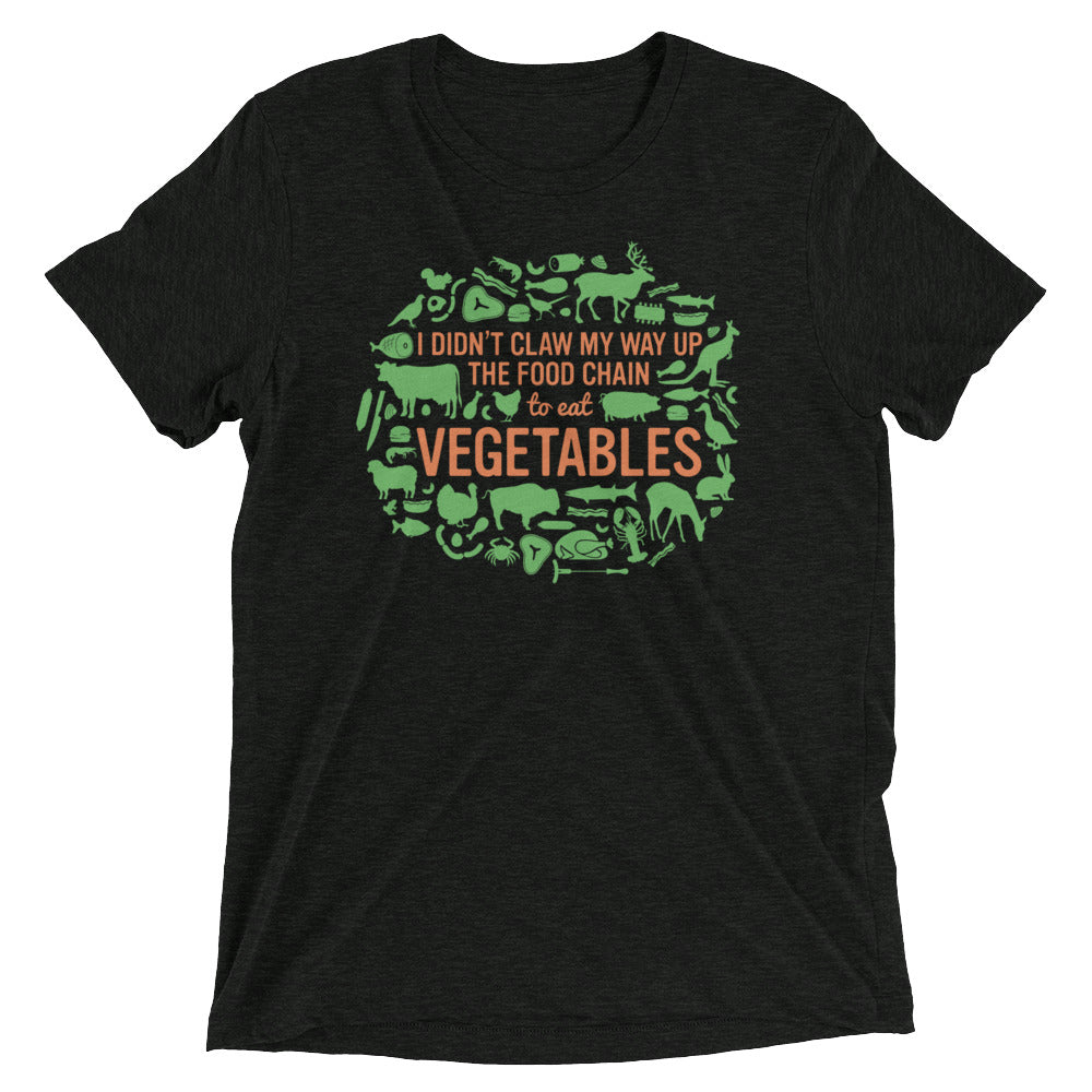 Top Of The Food Chain Men's Tri-Blend Tee Hoodie, Sweatshirt | PureTeeCo.com (Image 1)
