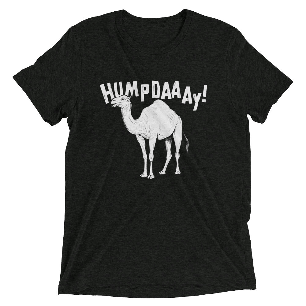 Hump Day! Men's Tri-Blend Tee Hoodie, Sweatshirt | PureTeeCo.com (Image 2)