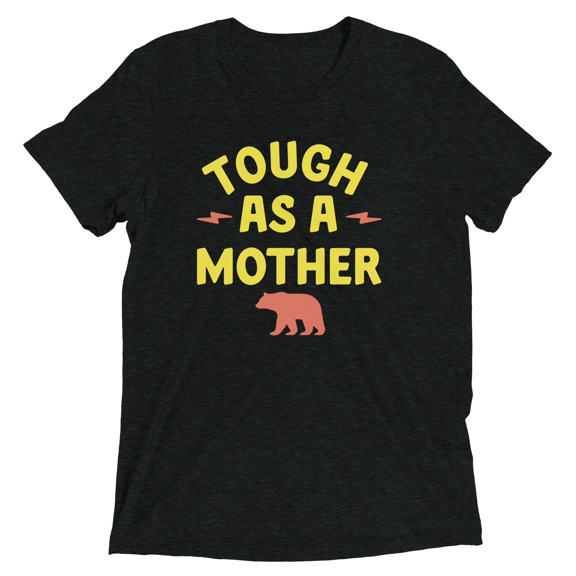 Tough As A Mother Men's Tri-Blend Tee Hoodie, Sweatshirt | PureTeeCo.com (Image 2)