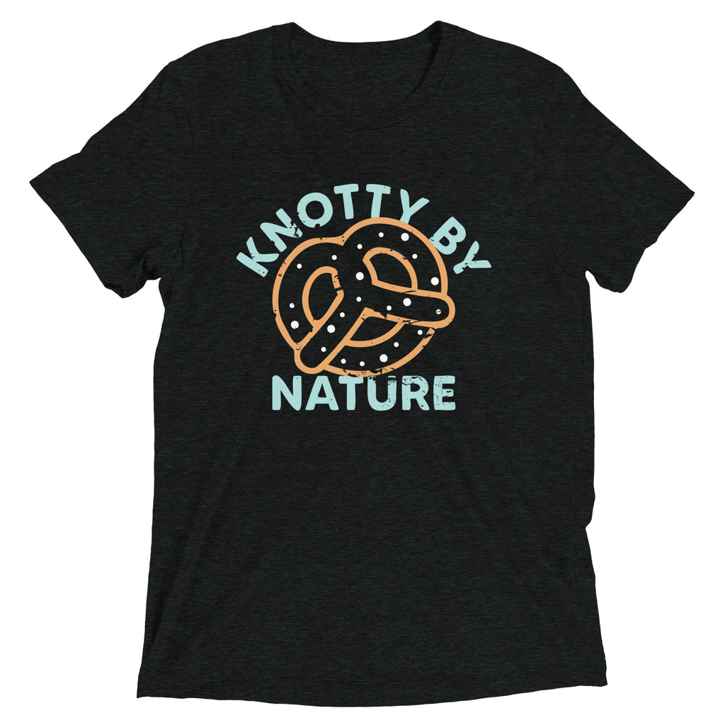 Knotty By Nature Men's Tri-Blend Tee Hoodie, Sweatshirt | PureTeeCo.com (Image 1)