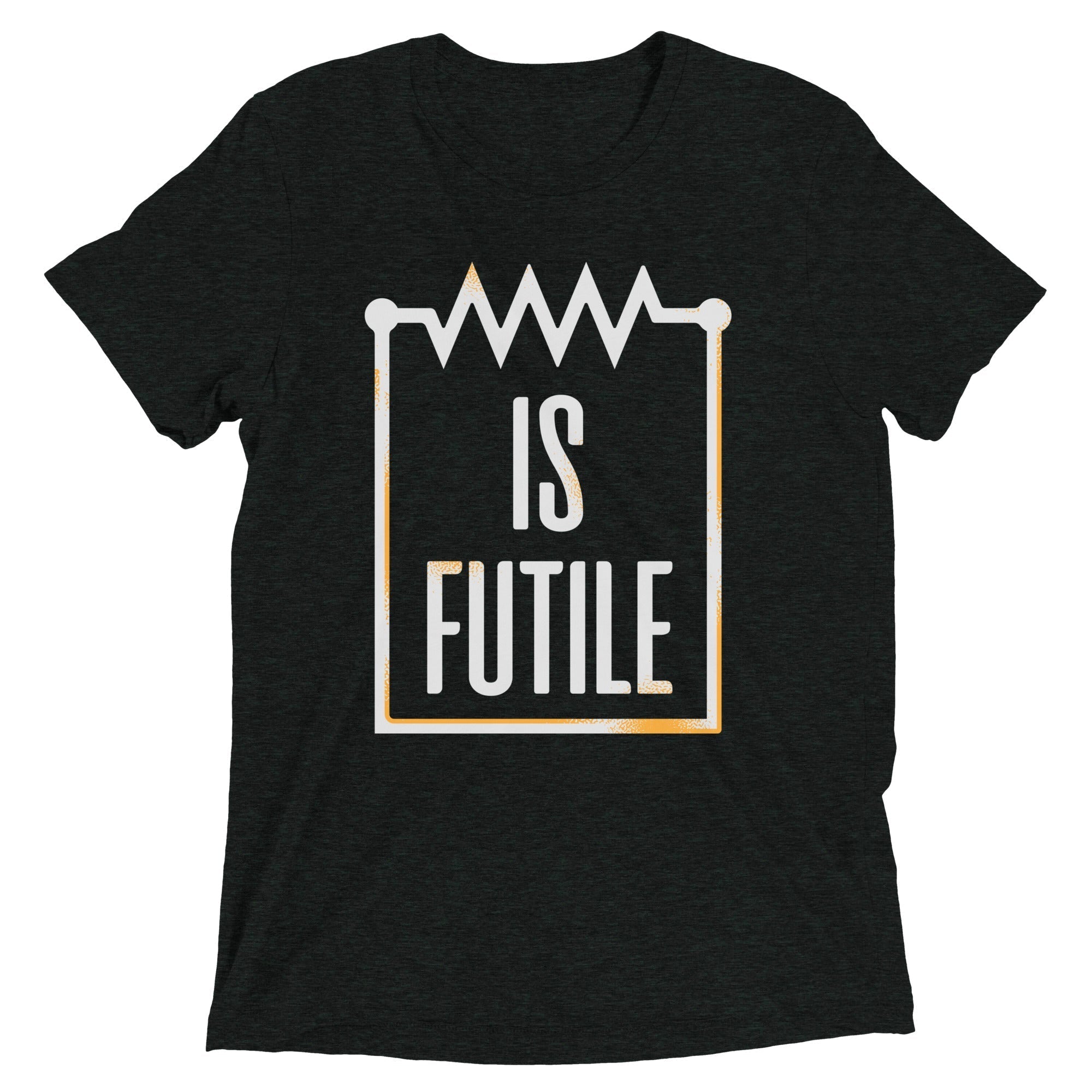 Resistor Is Futile Men's Tri-Blend Tee Hoodie, Sweatshirt | PureTeeCo.com (Image 1)