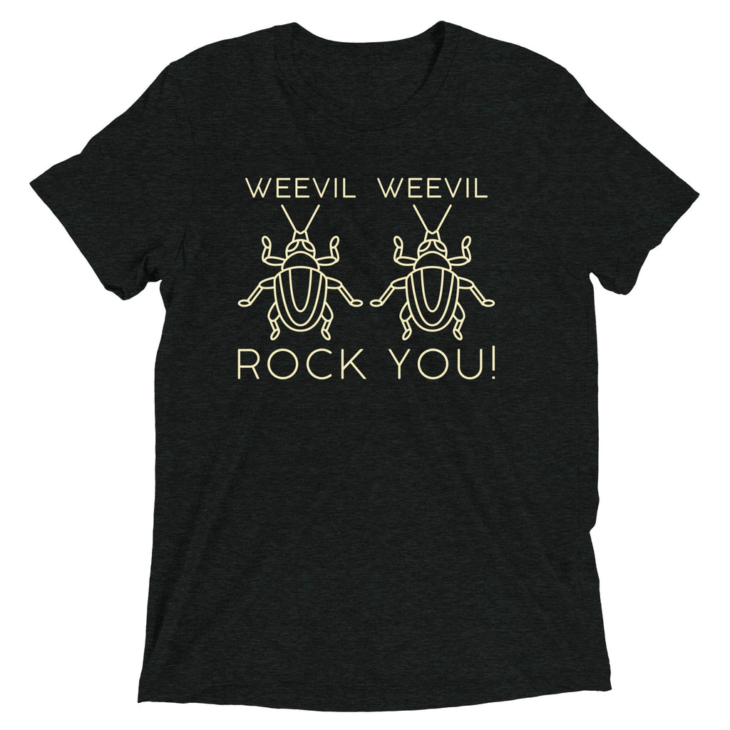 Weevil Weevil Rock You! Men's Tri-Blend Tee Hoodie, Sweatshirt | PureTeeCo.com (Image 1)