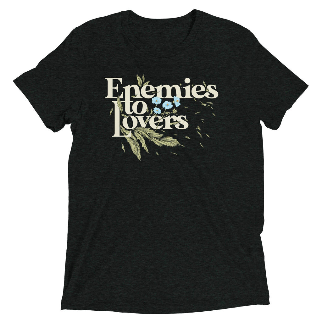 Enemies To Lovers Men's Tri-Blend Tee Hoodie, Sweatshirt | PureTeeCo.com (Image 1)