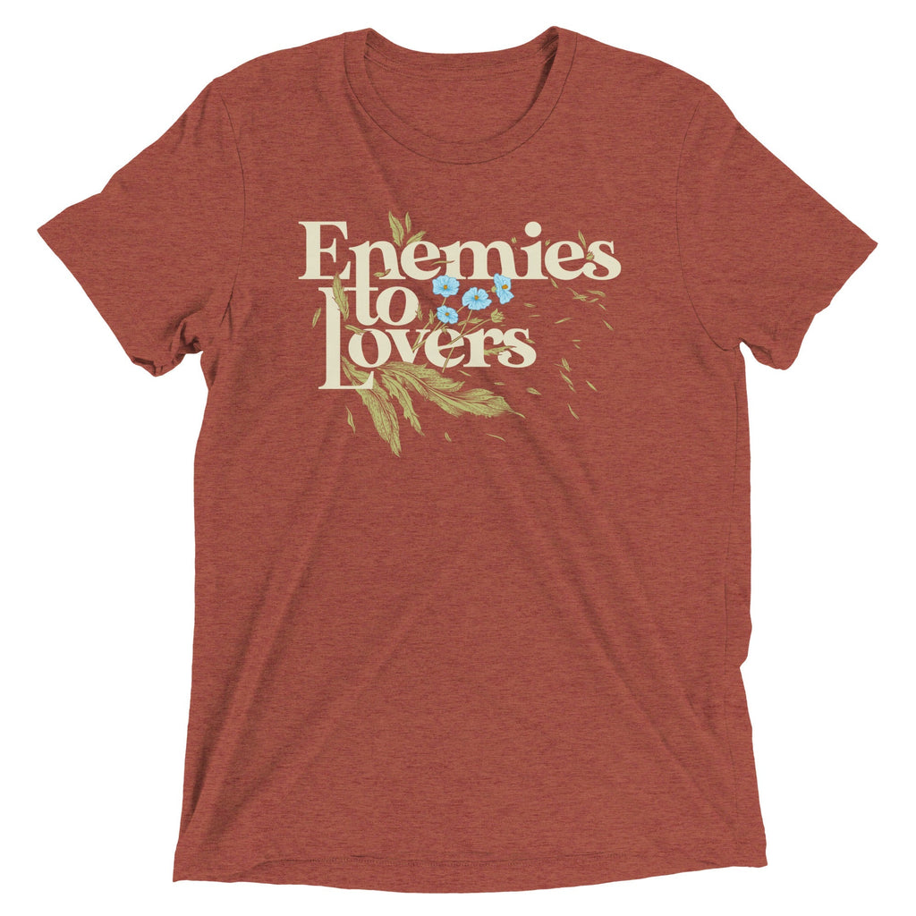 Enemies To Lovers Men's Tri-Blend Tee Hoodie, Sweatshirt | PureTeeCo.com (Image 2)