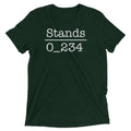 No 1 Under Stands Men's Tri-Blend Tee Hoodie, Sweatshirt | PureTeeCo.com (Image 1)