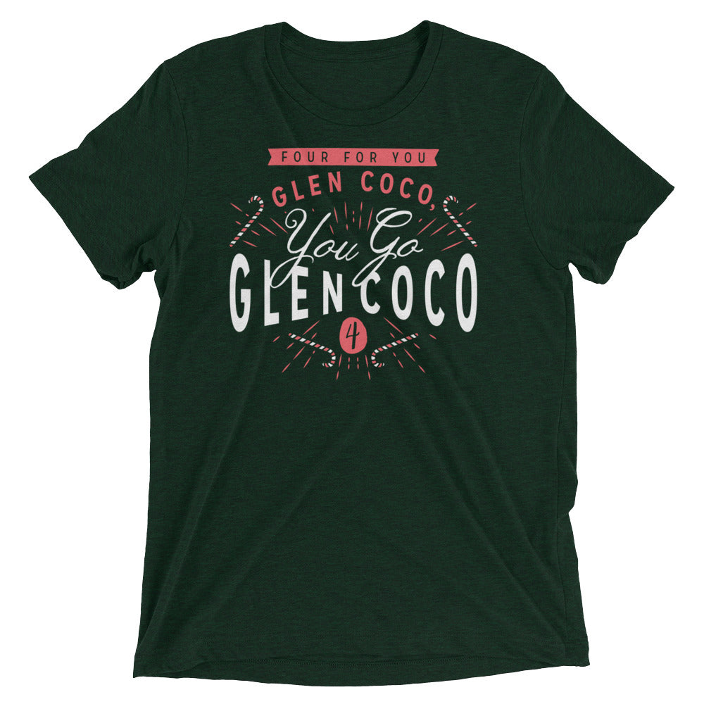 You Go Glen Coco Men's Tri-Blend Tee Hoodie, Sweatshirt | PureTeeCo.com (Image 3)