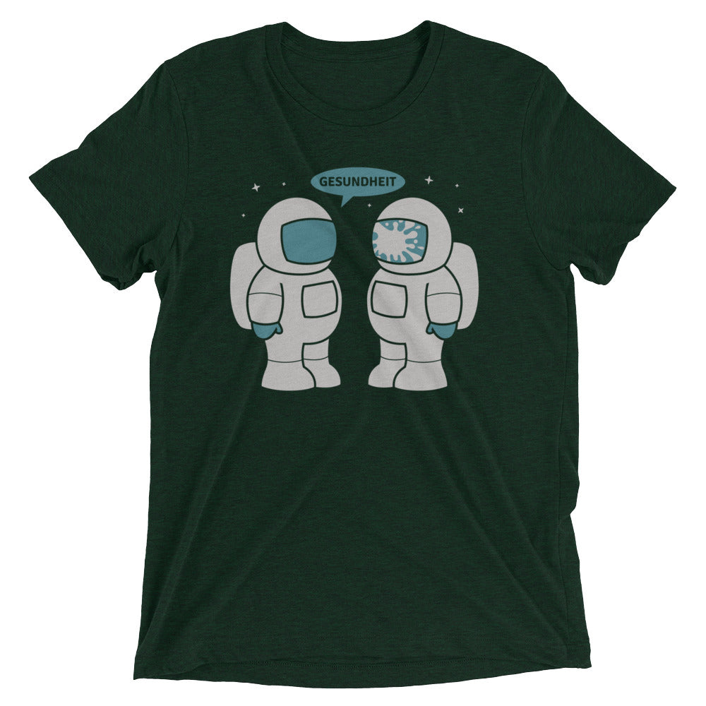 Space Sneeze Men's Tri-Blend Tee Hoodie, Sweatshirt | PureTeeCo.com (Image 2)