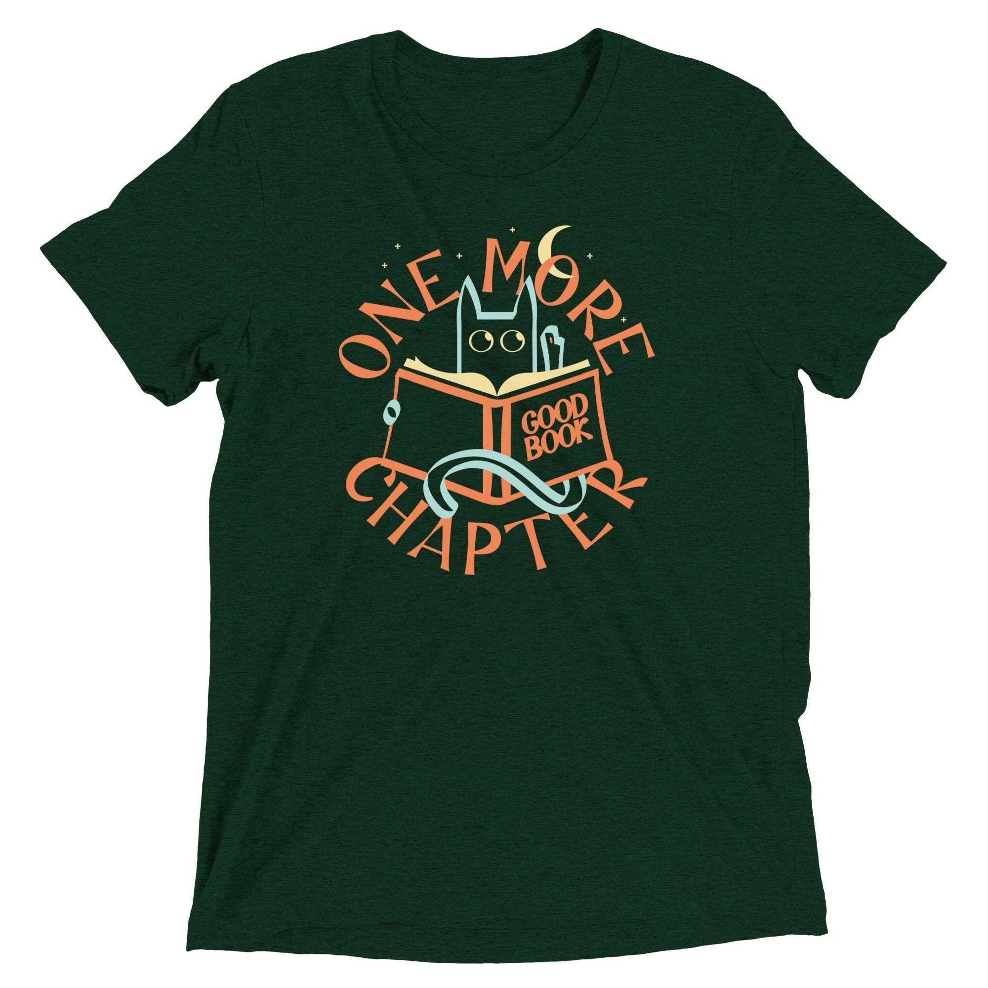 One More Chapter Men's Tri-Blend Tee Hoodie, Sweatshirt | PureTeeCo.com (Image 2)