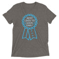 Most Likely To Leave Early Men's Tri-Blend Tee Hoodie, Sweatshirt | PureTeeCo.com (Image 1)
