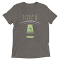 Single Taken UFO Men's Tri-Blend Tee Hoodie, Sweatshirt | PureTeeCo.com (Image 1)