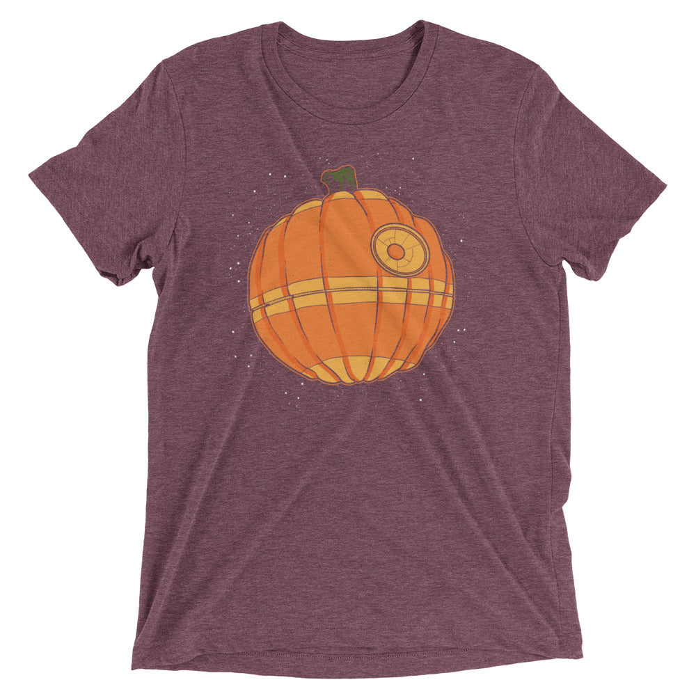 That's No Pumpkin Men's Tri-Blend Tee Hoodie, Sweatshirt | PureTeeCo.com (Image 4)