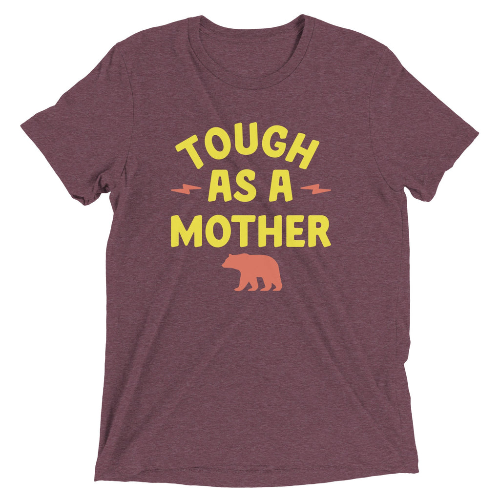 Tough As A Mother Men's Tri-Blend Tee Hoodie, Sweatshirt | PureTeeCo.com (Image 1)