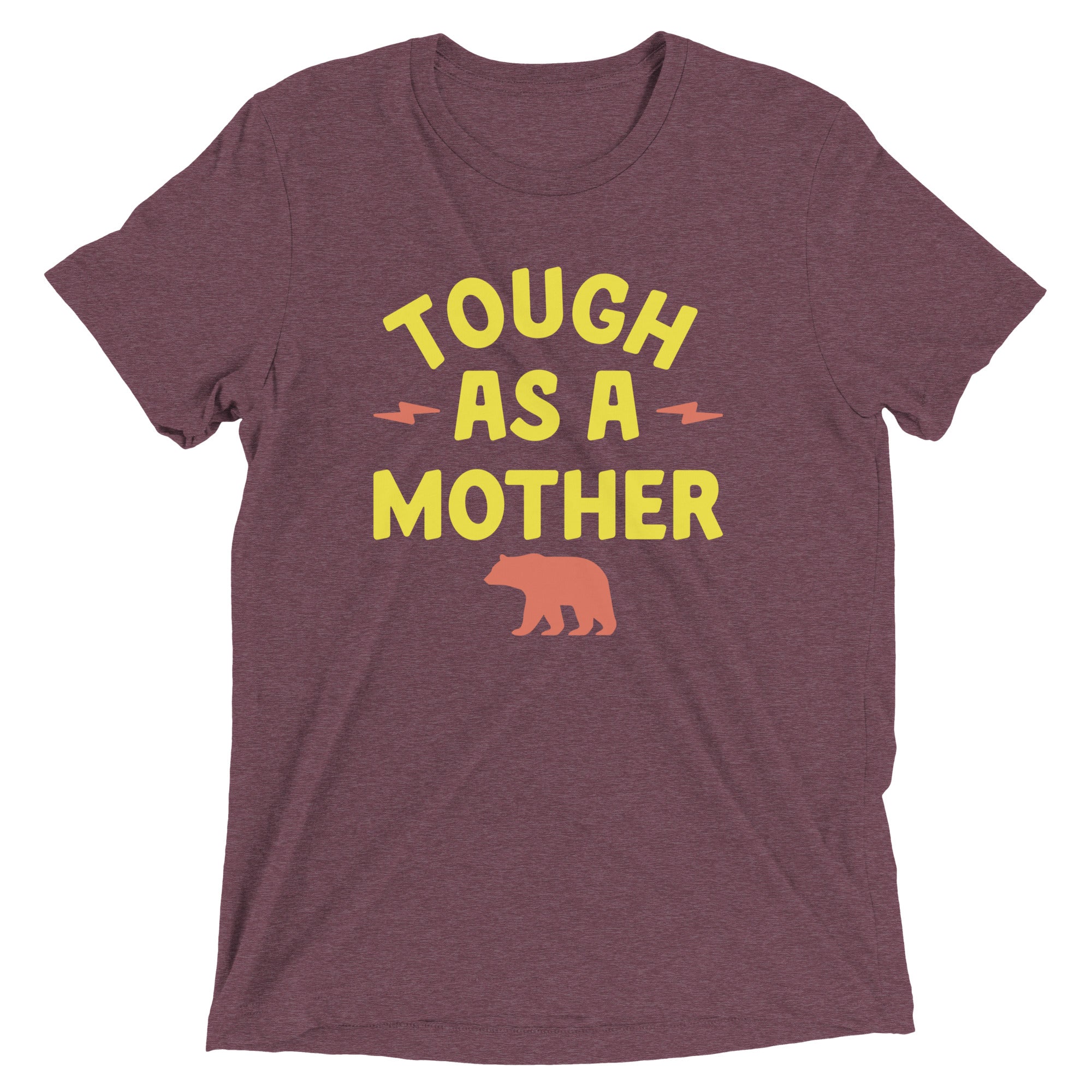 Tough As A Mother Men's Tri-Blend Tee Hoodie, Sweatshirt | PureTeeCo.com (Image 1)