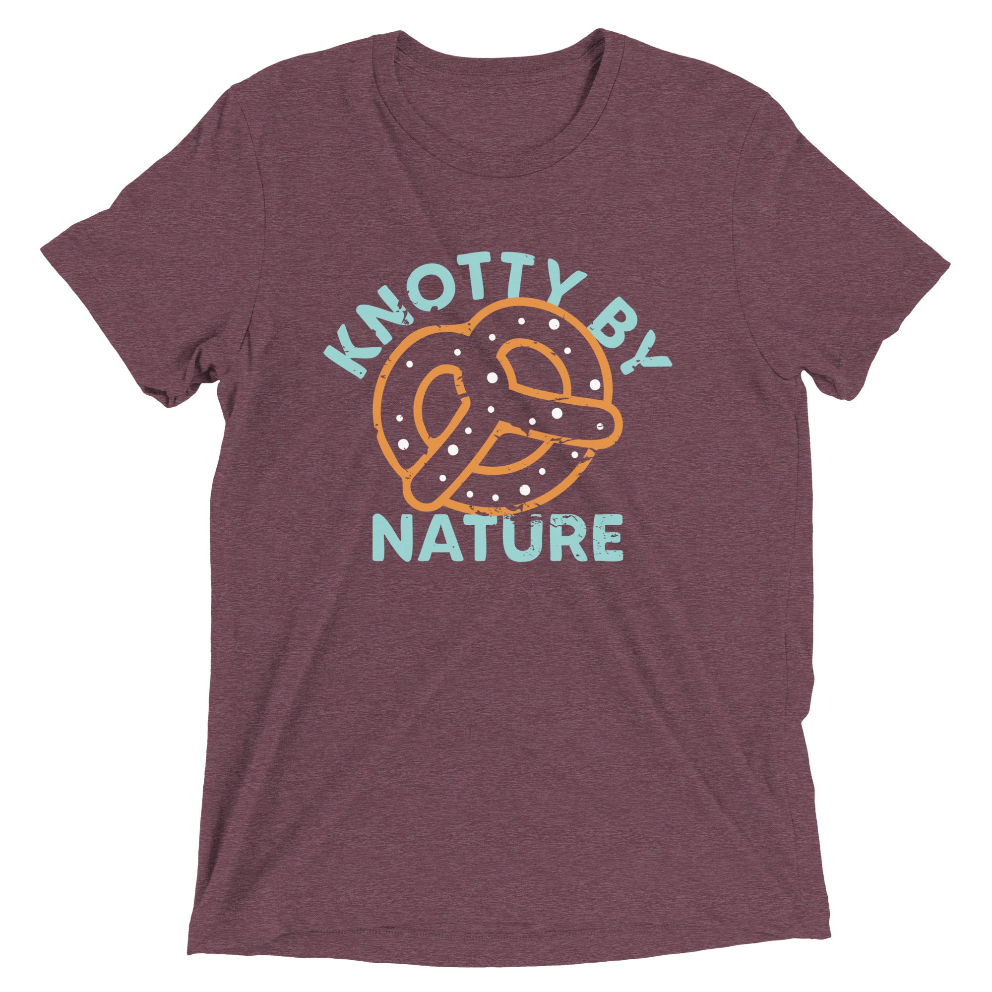 Knotty By Nature Men's Tri-Blend Tee Hoodie, Sweatshirt | PureTeeCo.com (Image 3)