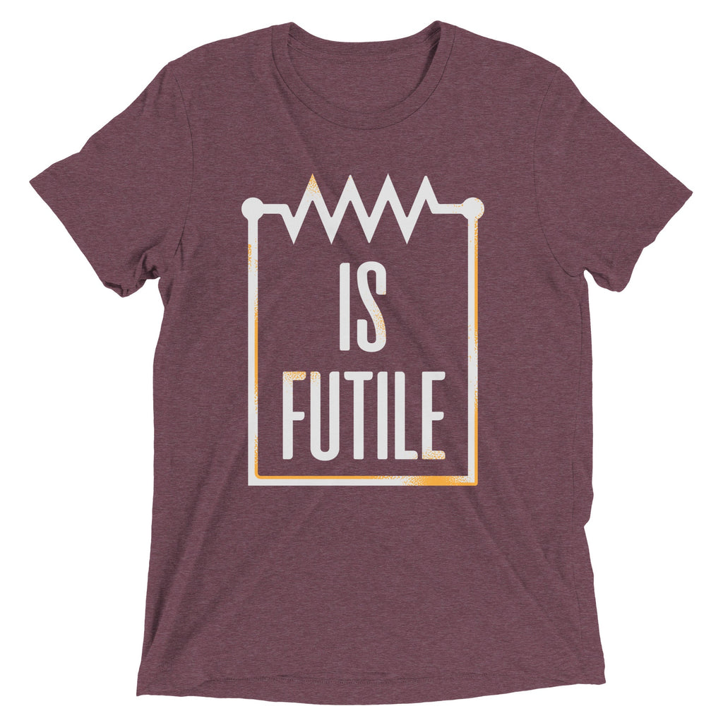 Resistor Is Futile Men's Tri-Blend Tee Hoodie, Sweatshirt | PureTeeCo.com (Image 3)